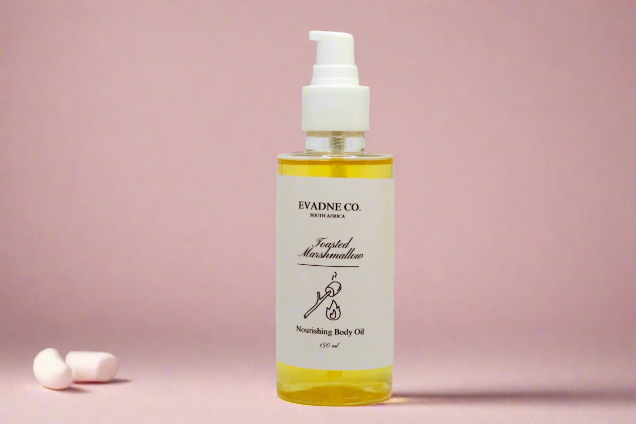 Toasted Marshmallow Nourishing Body oil 150ML - Evadne Co.