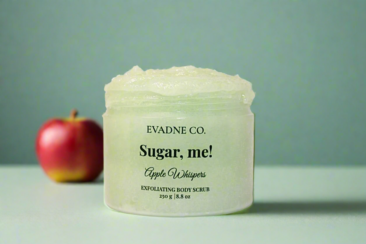 Sugar,me ! Apple Whispers Exfoliating Body Scrub 250G - Evadne Co.