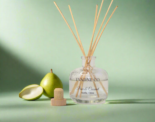 Pear & Coconut Reed Diffuser - Evadne Co.