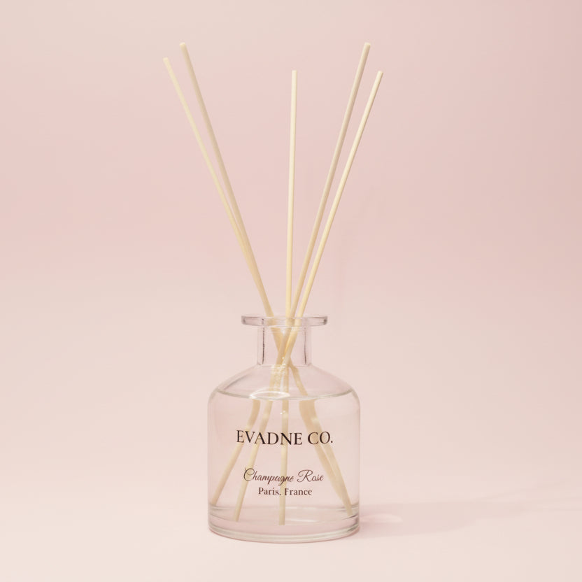 Champagne And Roses Reed Diffuser Reed Diffuser – Evadne Co.